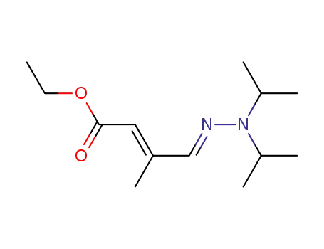 ethyl (2E, 4E)-4-(2,2-diisopropylhydrazono)-3-methylbut-2-enoate