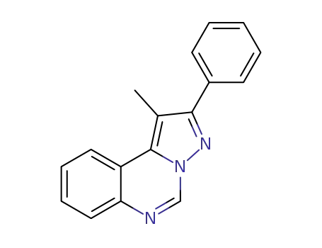 1-methyl-2-phenylpyrazolo[1,5-c]quinazoline