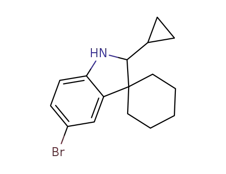 5'-bromo-2'-cyclopropyl-1',2'-dihydrospiro[cyclohexane-1,3'-indole]