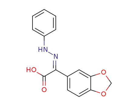 benzo[1,3]dioxol-5-yl-phenylhydrazono-acetic acid