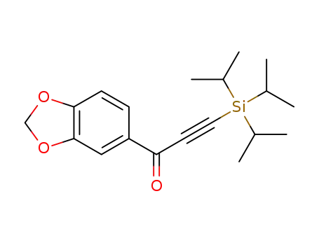 1-(benzo[d][1,3]dioxol-5-yl)-3-(triisopropylsilyl)prop-2-yn-1-one