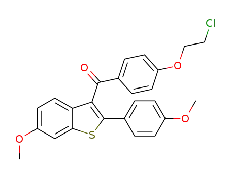 [4-(2-chloro-ethoxy)-phenyl]-[6-methoxy-2-(4-methoxy-phenyl)-benzo[b]thiophen-3-yl]-methanone