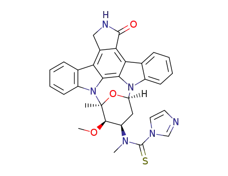 3'-N-(1-imidazolylthioformyl)staurosporine