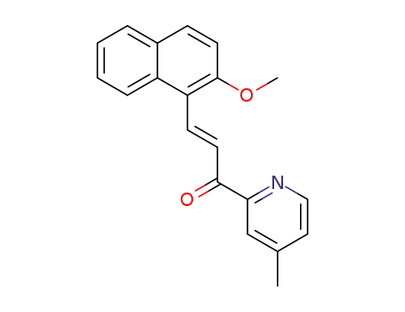 (E)-3-(2-methoxynaphthalen-1-yl)-1-(4-methylpyridin-2-yl)prop-2-en-1-one