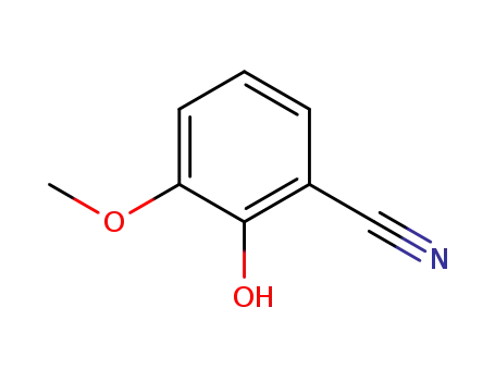 Molecular Structure of 6812-16-4 (2-HYDROXY-3-METHOXYBENZONITRILE)