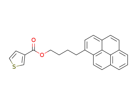 4-(pyren-1-yl)butyl thiophene-3-carboxylate
