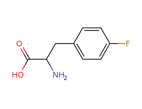 Molecular Structure of 51-65-0 (DL-3-(4-Fluorophenyl)alanine)
