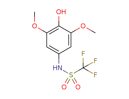 1,1,1-trifluoro-N-(4-hydroxy-3,5-dimethoxyphenyl)methanesulfonamide