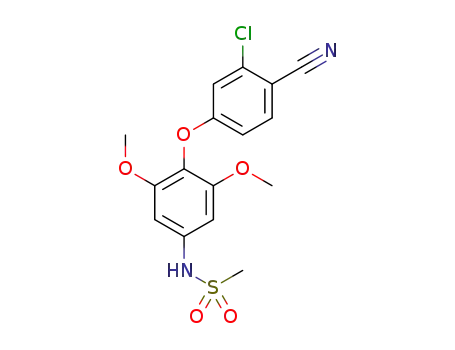 N-[4-(3-chloro-4-cyanophenoxy)-3,5-dimethoxyphenyl]methanesulfonamide