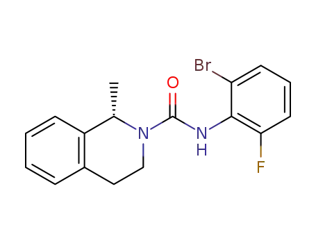 (1S)-N-(2-bromo-6-fluorophenyl)-1-methyl-3,4-dihydroisoquinoline-2(1H)-carboxamide