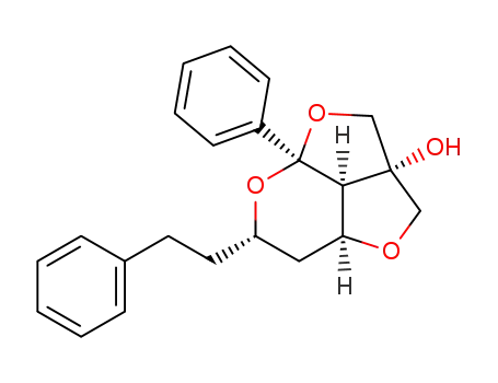 (2aS,2a1R,4aS,6S,7aS)-6-phenethyl-4a-phenyltetrahydro-2H,6H-1,4,5-trioxacyclopenta[cd]inden-2a(3H)-ol