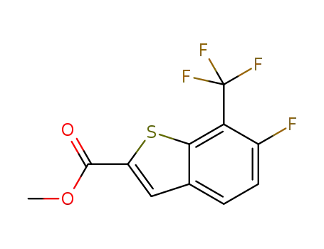 methyl 6-fluoro-7-(trifluoromethyl)benzo[b]thiophene-2-carboxylate