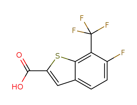6-fluoro-7-(trifluoromethyl)benzo[b]thiophene-2-carboxylic acid