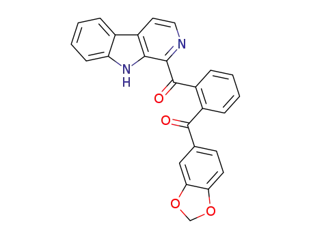 (2-(9H-pyrido[3,4-b]indole-1-carbonyl)phenyl)(benzo[d][1,3]dioxol-5-yl)methanone