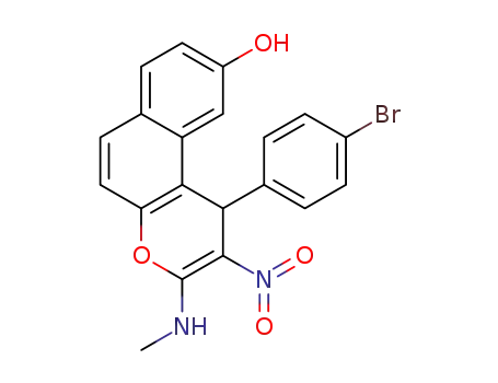 1-(4-bromophenyl)-3-(methylamino)-2-nitro-1H-benzo[f]chromen-9-ol