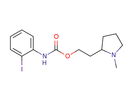 2-(1-methylpyrrolidin-2-yl)ethyl 2-iodophenylcarbamate
