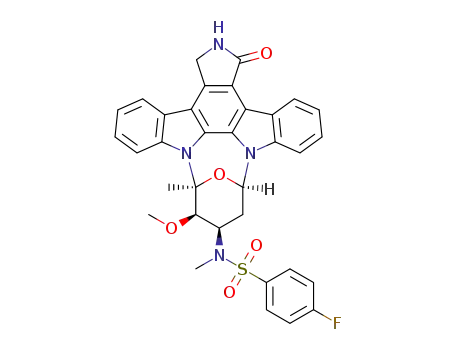 3'-N-p-fluorobenzenesulfonylstaurosporine
