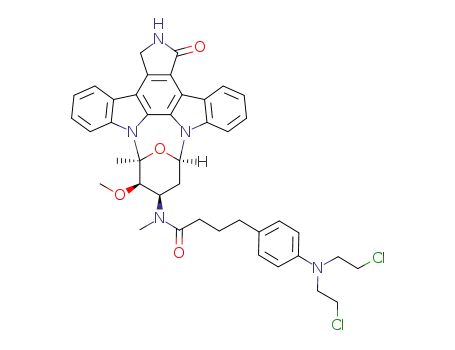 3'-N-[4-[4-(N,N-bis(2-chloroethyl)amino)phenyl]butyryl]staurosporine