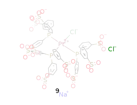 [Pt(tris(3-sulfonatophenyl)phosphane sodium salt)3Cl]Cl