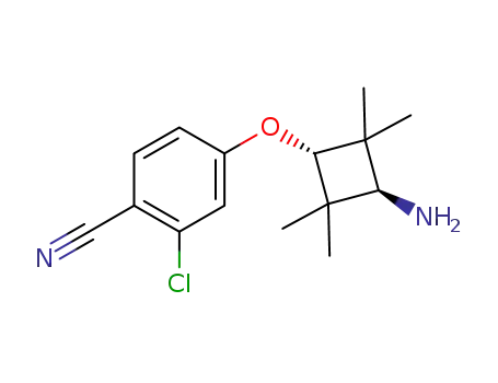 2-chloro-4-[(1r,3r)-3-amino-2,2,4,4-tetramethylcyclobutoxy]benzonitrile