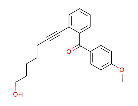(2-(7-hydroxyhept-1-yn-1-yl)phenyl)(4-methoxyphenyl)methanone