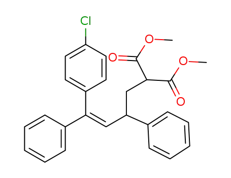(Z)-dimethyl 2-(4-(4-chlorophenyl)-2,4-diphenylbut-3-en-1-yl)malonate