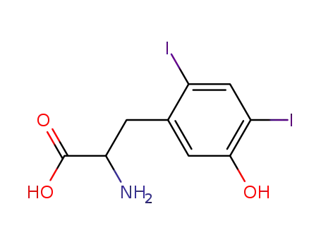 5-hydroxy-2,4-diiodo-phenylalanine