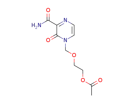 2-((3-carbamoyl-2-oxopyrazin-1(2H)-yl) methoxy) ethyl acetate