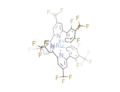 ruthenium(II) bis(6-(2,4-difluoro-3-(trifluoromethyl)phenyl)-4,4’-bis(trifluoromethyl)-2,2’-bipyridine)