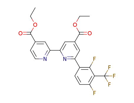 diethyl 6-(2,4-difluoro-3-(trifluoromethyl)phenyl)-2,2'-bipyridine-4,4'-dicarboxylate