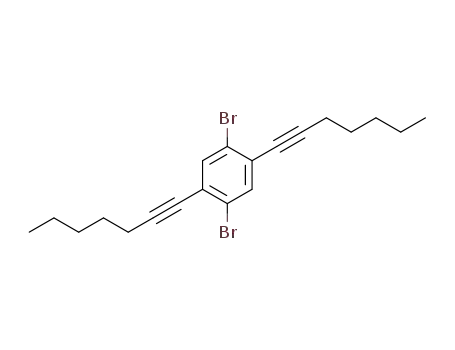 1,4-dibromo-2,5-di(hept-1-yn-1-yl)benzene