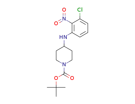 tert-butyl 4-((3-chloro-2-nitrophenyl)amino)piperidine-1-carboxylate