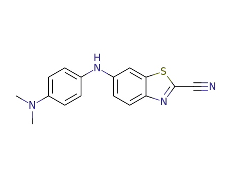 6-((4-(dimethylamino)phenyl)amino)benzo[d]thiazole-2-carbonitrile