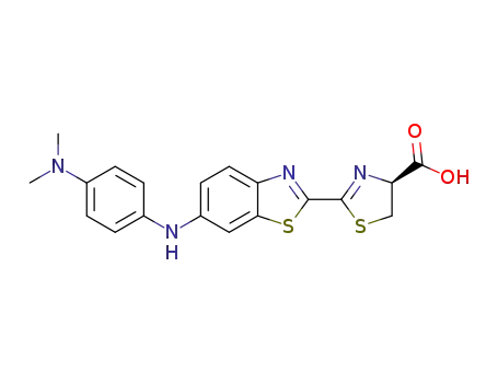 (S)-2-(6-((4-(dimethylamino)phenyl)amino)benzo[d]thiazol-2-yl)-4,5-dihydrothiazole-4-carboxylic acid