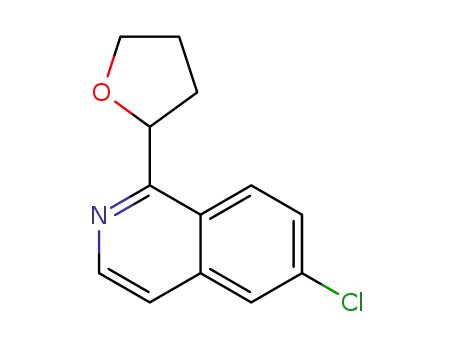 6-chloro-1-(tetrahydrofuran-2-yl)isoquinoline