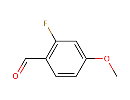 Molecular Structure of 331-64-6 (2-Fluoro-4-methoxybenzaldehyde)