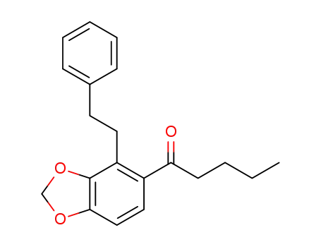 1-(4-phenethylbenzo[d][1,3]dioxol-5-yl)pentan-1-one