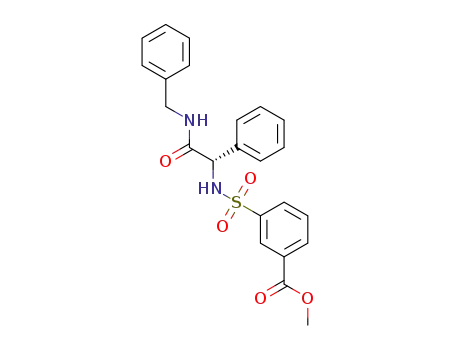 methyl (S)-3-(N-(2-(benzylamino)-2-oxo-1-phenylethyl)sulfamoyl)benzoate