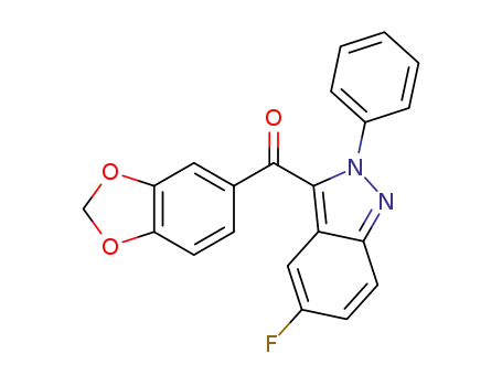 benzo[d][1,3]dioxol-5-yl(5-fluoro-2-phenyl-2H-indazol-3-yl)methanone