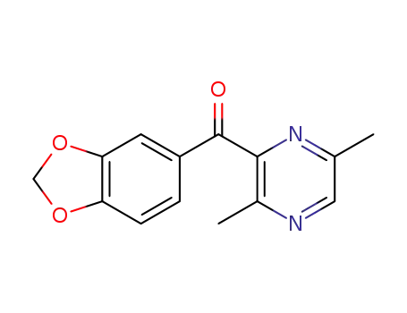 (benzo[d][1,3]dioxol-5-yl)(3,6-dimethylpyrazin-2-yl)methanone