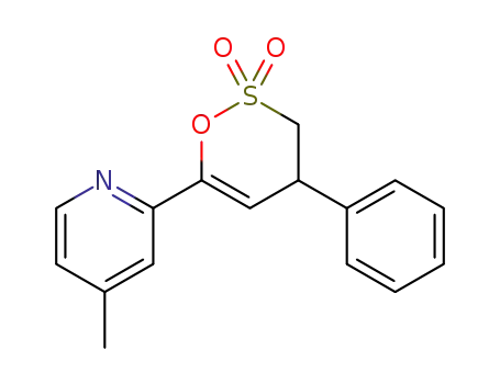 6-(4-methylpyridin-2-yl)-4-phenyl-3,4-dihydro-1,2-oxathiine 2,2-dioxide