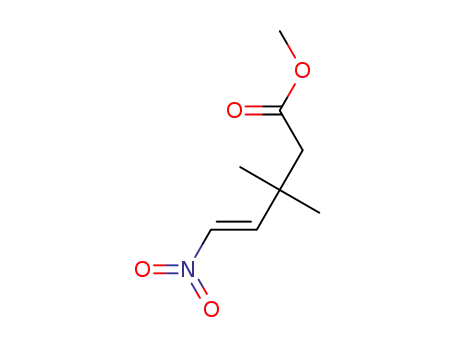 methyl (E)-3,3-dimethyl-5-nitropent-4-enoate