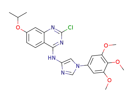 2-chloro-7-isopropoxy-N-(1-(3,4,5-trimethoxyphenyl)-1H-imidazol-4-yl)quinazolin-4-amine