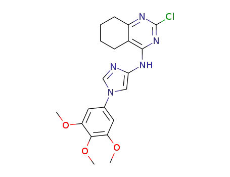 2-chloro-N-(1-(3,4,5-trimethoxyphenyl)-1H-imidazol-4-yl)-5,6,7,8-tetrahydroquinazolin-4-amine