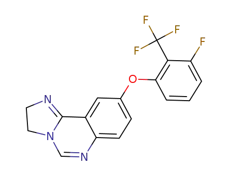 9-(3-fluoro-2-(trifluoromethyl)phenoxy)-2,3-dihydroimidazo[1,2-c]quinazoline