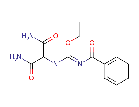 (O-ethyl-N'-benzoyl-isoureido)-malonic acid diamide
