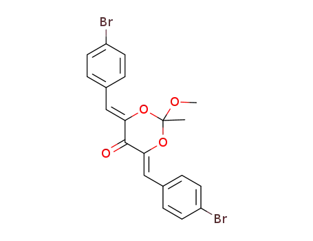 4,6-bis((Z)-4-bromobenzylidene)-2-methoxy-2-methyl-1,3-dioxan-5-one