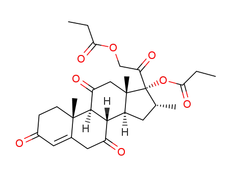 16α-methyl-17α,21-bispropionyloxy-pregna-4-ene-3,7,11,20-tetraone