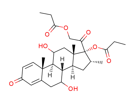 16α-methyl-7,11-dihydroxy-17α,21-bispropionyloxypregna-4-ene-1,4-diene-3,20-dione