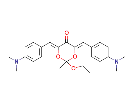 4,6-bis((Z)-4-(dimethylamino)benzylidene)-2-ethoxy-2-methyl-1,3-dioxan-5-one